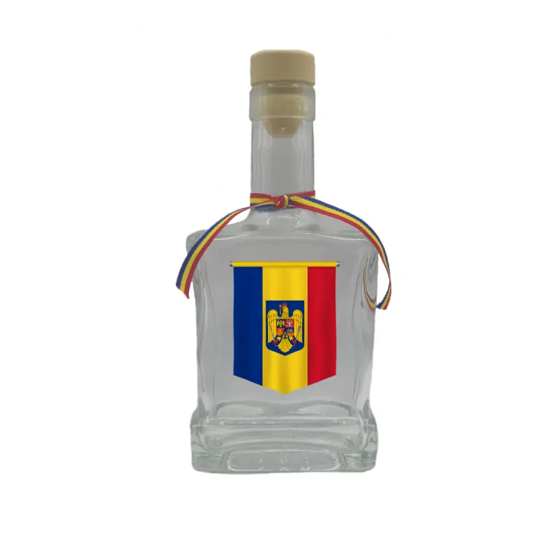 Fanion romania, sticla cu mesaj plata, 500 ml, model divgs179 16